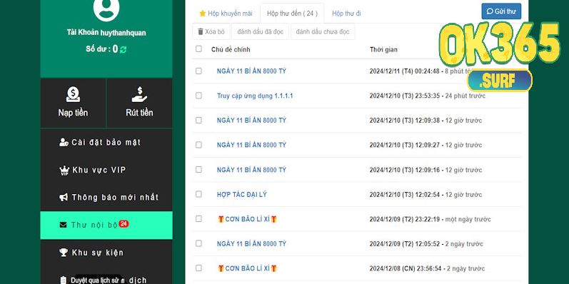 Khuyến mãi OK365 là cầu nối giữa hội viên và nhà cái