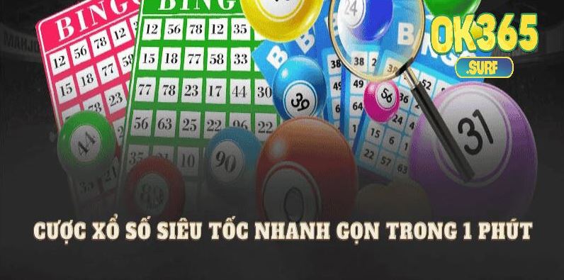 Xổ số OK365 loại hình siêu tốc chưa đến 2 phút