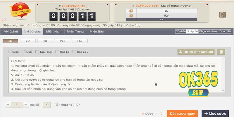 Mẹo chơi xổ số OK365 bất bại quanh năm